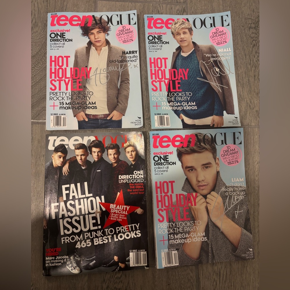 RARE One Direction Teen Vogue Bundle